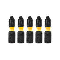 DeWALT DT7994T Extreme Impact Torsion Schroefbits PH2 25mm 5 Stuks - 5035048089446 - DT7994T-QZ - Mastertools.nl