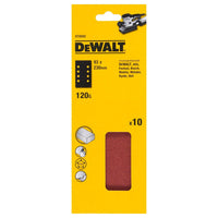 DeWALT DT8592 P120 Schuurpapier 93x230mm VE=10 - 5035048069929 - DT8592-QZ - Mastertools.nl