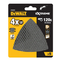 DeWALT DTM3093 Mesh Schuurgaas Driehoek 93x93mm K120 VE=5 - 5035048024126 - DTM3093-QZ - Mastertools.nl