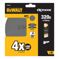 DeWALT DTM8558 Mesh Schuurgaas ø 150mm K320 VE=5 - 5035048093870 - DTM8558-QZ - Mastertools.nl