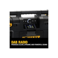 DeWALT DWST1-81078 Radio 18V XR DAB+/FM/Bluetooth TSTAK - 3253561810787 - DWST1-81078-QW - Mastertools.nl