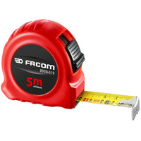 Facom Dubbelzijdig Meetlint RED Series met ABS-behuizing 5m/19mm - 893B.519PB - 3148517125186 - 893B.519PB - Mastertools.nl