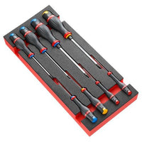 Facom Module van foam met 8 Protwist® schroevendraaiers - MODM.AT2 - 3662424098529 - MODM.AT2 - Mastertools.nl