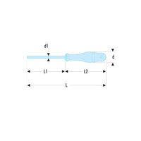 Facom Protwist® Schroevendraaier Resistorx® 10x75 - ATXR10X75 - 3662424097928 - ATXR10X75 - Mastertools.nl