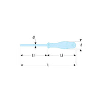 Facom Protwist® Schroevendraaier Resistorx® 15x75 - ATXR15X75 - 3662424097959 - ATXR15X75 - Mastertools.nl