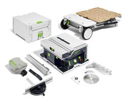 Festool CSC SYS 50 EBI-Basic-Set Accu Tafelcirkelzaag 2x18V Basic Body met Onderstel - 577371 - 4014549406212 - 577371 - Mastertools.nl