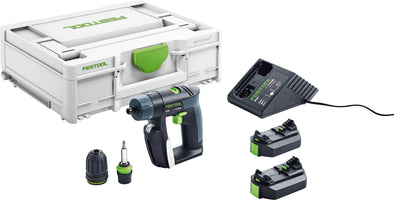 Festool CXS 2,6-Plus Accu Schroefboormachine 10,8V 2.6Ah in Systainer - 576092 - 4014549357682 - 576092 - Mastertools.nl