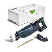 Festool RSC 18 EB-Basic-5,0 Accu Reciprozaag 18V 5.0Ah in Systainer - 578409 - 4014549446515 - 578409 - Mastertools.nl