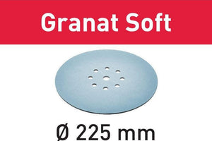 Festool Schuurschijf Granat Soft STF D225 P180 GR S/25 - 204225 - 4014549330234 - 204225 - Mastertools.nl
