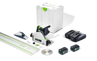 Festool TSC 55 5,0 KEBI-Plus/XL-FS Accu Invalcirkelzaag 18V 5.0Ah in Systainer met Geleiderail FS 1400/2 - 577391 - 4014549408711 - 577391 - Mastertools.nl