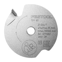 Festool Voorritszaagblad DIA 47x6,35x2,5mm T1 - 577082 - 4014549399187 - 577082 - Mastertools.nl
