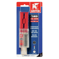 Griffon Combi Snel 2-componentenlijm 6304033 24Ml - 6304033 - 8710439147949 - 6304033 - Mastertools.nl