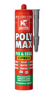 Griffon Poly Max® Afdichtingskit Fix & Seal Express Grijs Koker 425g - 6150456 - 8710439046327 - 6150456 - Mastertools.nl