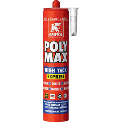 Poly Max® Montagelijm High Tack Express Wit Koker 435g - 6303764