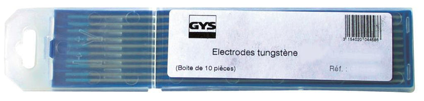 GYS Elektroden TIG AC/DC O2 4mm 10 stuks- 5193044609 - 3154020044609 - 5193044609 - Mastertools.nl