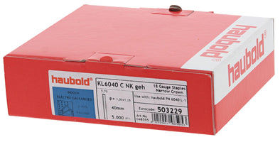 Haubold Niet KL6000-40mm C-punt verzinkt 3mµ hars - 503229 - 4022907485953 - 503229 - Mastertools.nl