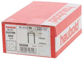 Haubold Niet KL800-12mm C-punt verzinkt 3mµ - 503047 - 4022907481719 - 503047 - Mastertools.nl