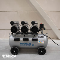 Hyundai Stille Compressor 70L Olievrij 8 Bar - Super Silent - 55757 - 8718502557572 - 55757 - Mastertools.nl