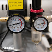 Hyundai Stille Compressor 70L Olievrij 8 Bar - Super Silent - 55757 - 8718502557572 - 55757 - Mastertools.nl