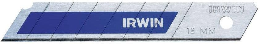 Irwin Bi-metaal blauw Reserve Afbreekmesjes 18mm VE=8 - 10507103 - 5706915071030 - 10507103 - Mastertools.nl