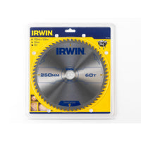 Irwin Cirkelzaagblad voor Hout | Construction | Ø 250mm Asgat 30mm 60T - 1907700 - 5706919077007 - 1907700 - Mastertools.nl