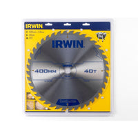 Irwin Cirkelzaagblad voor Hout | Construction | Ø 400mm Asgat 30mm 40T - 1897347 - 5706918973478 - 1897347 - Mastertools.nl