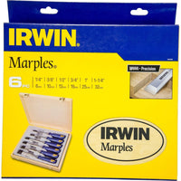 Irwin Houtbeitel M444, 6-delige Set - 6, 10, 13, 19, 25, 32 mm in houten kist - TM444S6 - 0734442197652 - TM444S6 - Mastertools.nl