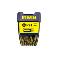 Irwin Pozidriv Pz1 - 1/4”/25 mm - 10 stuks - 10504338 - 5706915043389 - 10504338 - Mastertools.nl