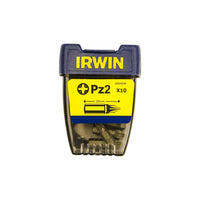 Irwin Pozidriv Pz2 - 1/4”/25 mm - 10 stuks - 10504339 - 5706915043396 - 10504339 - Mastertools.nl