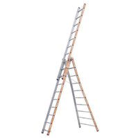 Little Jumbo Reformladder 3x12 met uitgebogen bomen - 1201253012 - 3178740187293 - 1201253012 - Mastertools.nl