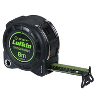 Lufkin Meetlint Shockforce Nighteye 30mmx8m cm zw - 0037103333469 - L1125BCM - Mastertools.nl