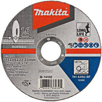 Makita B-14102 Doorslijpschijf 115x1,6x22,23mm staal - 0088381360395 - B-14102 - Mastertools.nl
