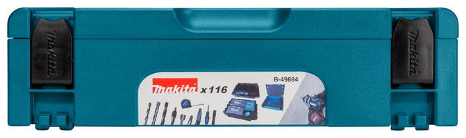 Makita B-49884 Boor- en Schroefbitset 116-delig in Mbox - 0088381462037 - B-49884 - Mastertools.nl