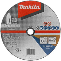 Makita B-60464 Doorslijpschijf 230x2,0x22,23mm RVS/staal - 0088381524827 - B-60464 - Mastertools.nl