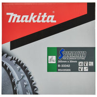 Makita Cirkelzaagblad voor Aluminium | Specialized: Aluminium | Ø 305mm Asgat 30mm 80T - B-33342 - 0088381422222 - B-33342 - Mastertools.nl