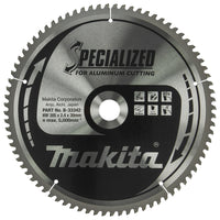 Makita Cirkelzaagblad voor Aluminium | Specialized: Aluminium | Ø 305mm Asgat 30mm 80T - B-33342 - 0088381422222 - B-33342 - Mastertools.nl