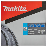 Makita Cirkelzaagblad voor Hout | Makblade | Ø 305mm Asgat 30mm 60T - B-32817 - 0088381421621 - B-32817 - Mastertools.nl