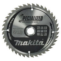 Makita Cirkelzaagblad voor Hout | Specialized | Ø 165mm Asgat 20mm 40T - B-32954 - 0088381421829 - B-32954 - Mastertools.nl