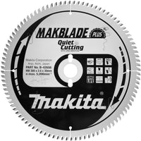Makita Tafelzaagblad voor MDF | Makblade-Plus | Ø 300mm Asgat 30mm 96T - B-42656 - 0088381440899 - B-42656 - Mastertools.nl