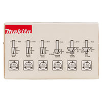 Makita D-53540 Frezenset 8mm 6-delig - 0088381449915 - D-53540 - Mastertools.nl