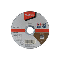 Makita D-65969-12 Doorslijpschijf 125x22,23x1,0mm RVS VE=12 - 0088381548151 - D-65969-12 - Mastertools.nl