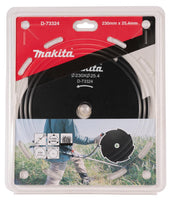 Makita D-73324 Bosmaaier Snijblad 230x25,4x1,8mm 8-tands - 0088381582421 - D-73324 - Mastertools.nl