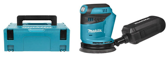 Makita DBO180ZJ Accu Excenter Schuurmachine 18V Basic Body in Mbox - 0088381658638 - DBO180ZJ - Mastertools.nl