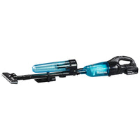 Makita DCL281FTCB Accu Steelstofzuiger Zwart Blauw + Stofafscheider 18V 5.0Ah - 0088381750486 - DCL281FTCB - Mastertools.nl