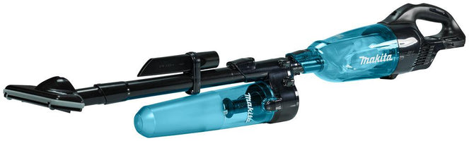 Makita DCL281FZCB Accu Steelstofzuiger Zwart Blauw + Stofafscheider 18V Basic Body - 0088381893138 - DCL281FZCB - Mastertools.nl