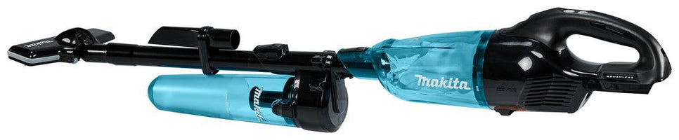 Makita DCL281FZCB Accu Steelstofzuiger Zwart Blauw + Stofafscheider 18V Basic Body - 0088381893138 - DCL281FZCB - Mastertools.nl