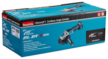 Makita DGA520ZX1 Accu Haakse Slijper 125mm X-LOCK 18V Basic Body - 0088381751100 - DGA520ZX1 - Mastertools.nl