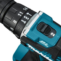 Makita DHP487RAJ Accu Klop-/Schroefboormachine 18V 2.0Ah in Mbox - 0088381740371 - DHP487RAJ - Mastertools.nl