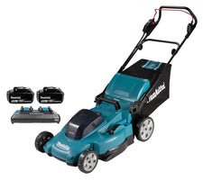 Makita DLM538PT2 Accu Grasmaaier 53cm 2x18V 5.0Ah - 0088381756792 - DLM538PT2 - Mastertools.nl