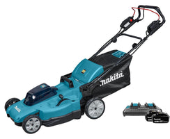 Makita DLM539PT2 Accu Grasmaaier 53cm 2x18V 5.0Ah - 0088381756877 - DLM539PT2 - Mastertools.nl